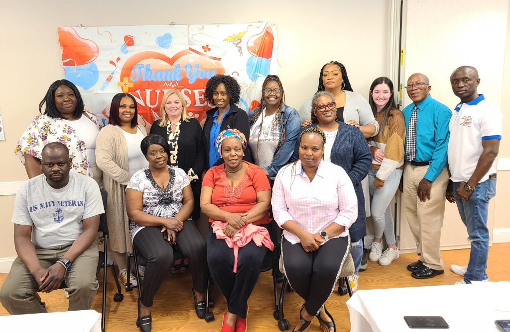 Group shot of Allies nursing team